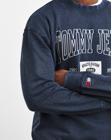 Tommy Jeans Archive Crew Neck Sweatshirt Navy