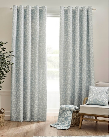 Catherine Lansfield Brooke Floral Curtain