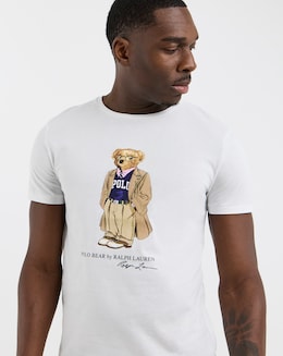 Polo Ralph Lauren Short Sleeve Bear Graphic T-Shirt - White
