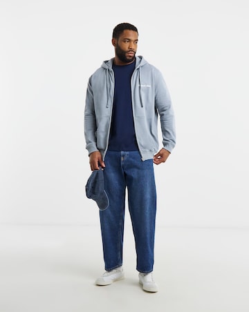 Jack & Jones Originals Studio Full Zip Hoodie - Blue
