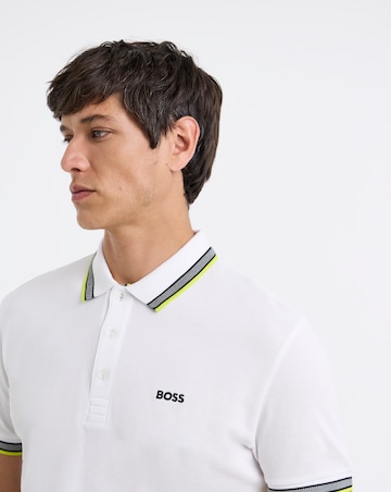 BOSS Classic Short Sleeve Paddy Polo - White