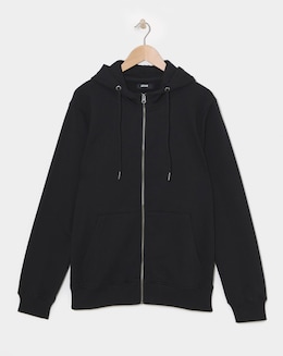 Full Zip Hoodie - Black
