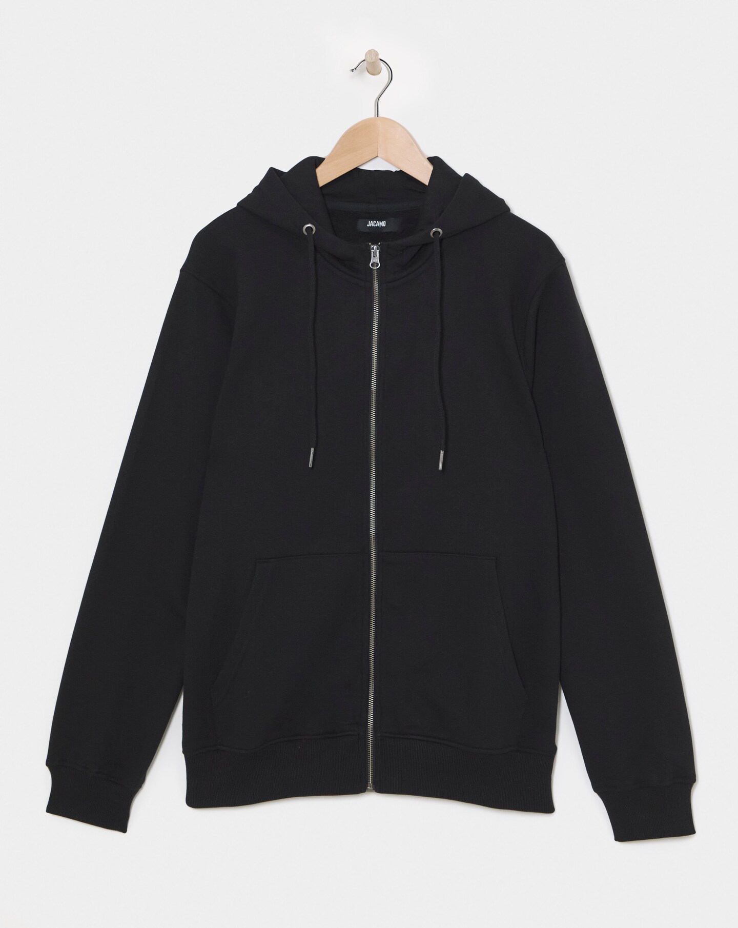 Full Zip Hoodie - Black