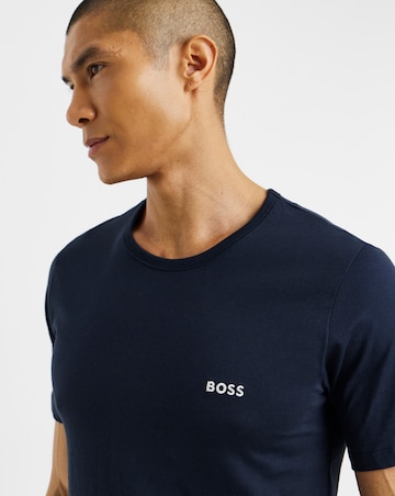 BOSS 3 Pack Short Sleeve Lounge T-Shirt - Blue