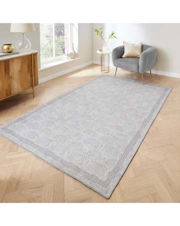 Catherine Lansfield Deco Peacock Washable Rug