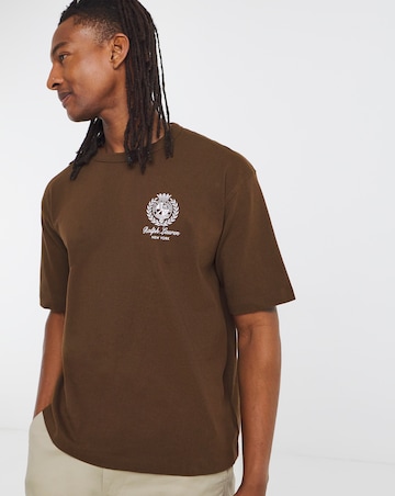 Polo Ralph Lauren Short Sleeve Back Graphic T-Shirt - Brown