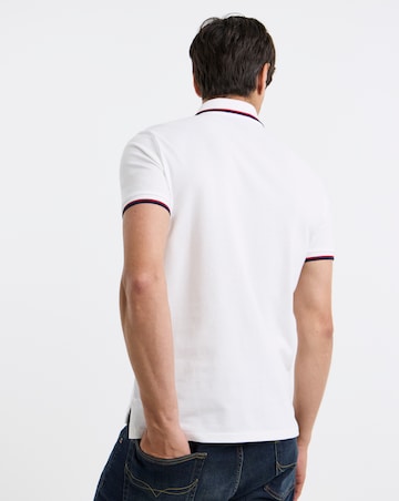 Polo Ralph Lauren Short Sleeve Tipped Polo - White