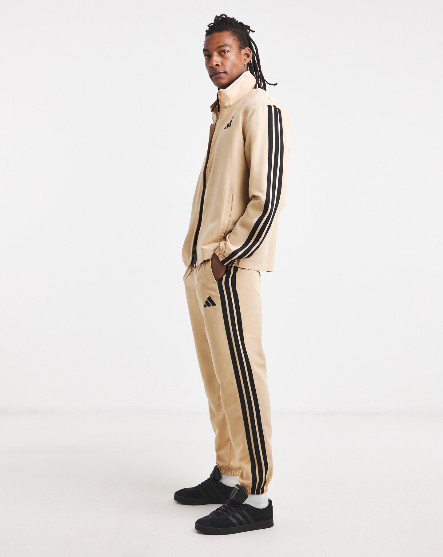adidas 3 Stripe Woven Tracksuit