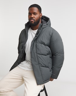 Jack &amp; Jones World Puffer Jacket - Asphalt