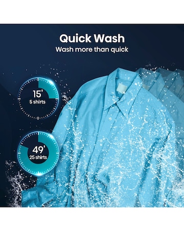 Hisense 5S Series WF5S1245BB 12kg Auto Dosing Washing Machine - Black