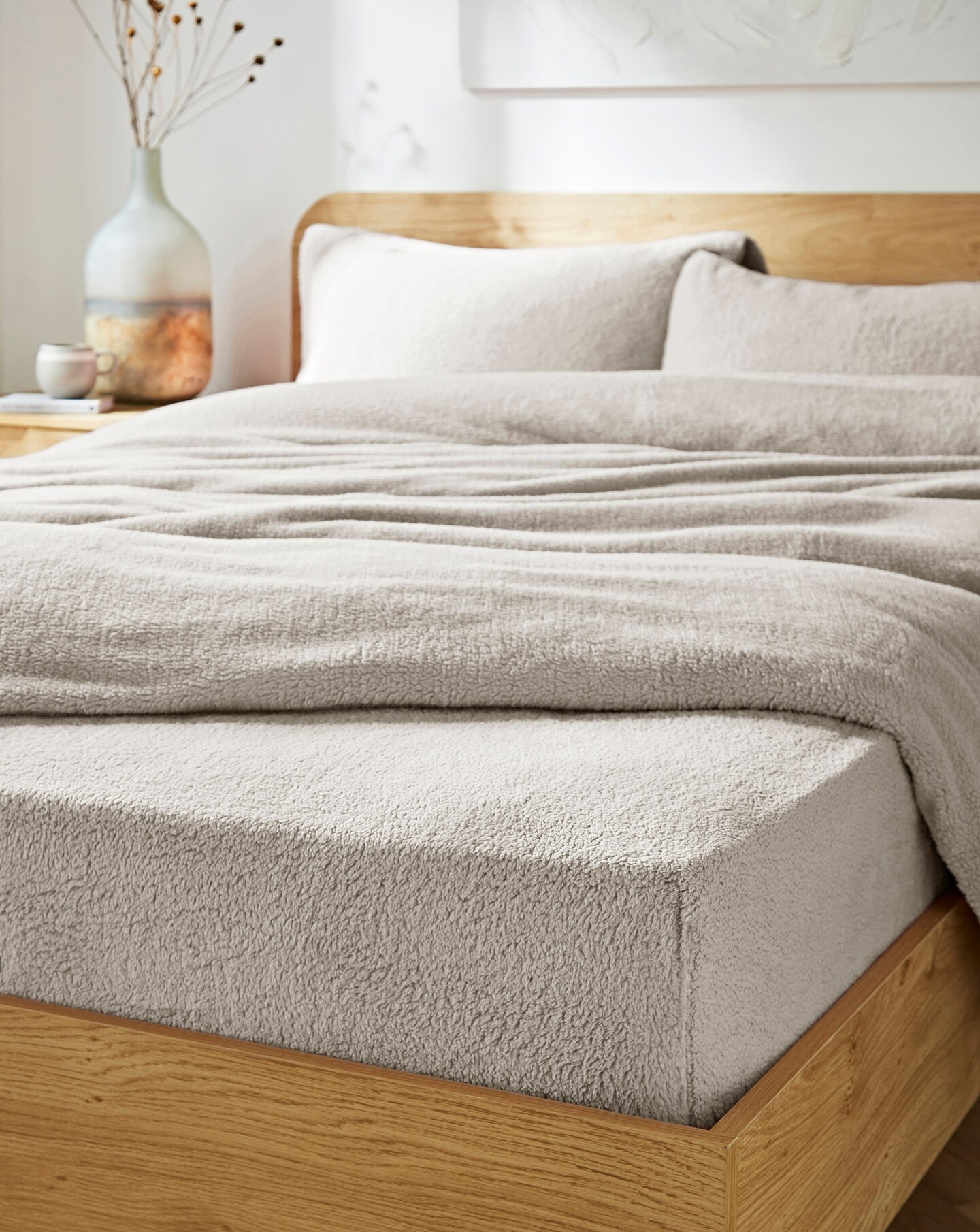 Fleece 30cm Deep Fitted Sheet