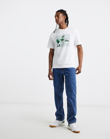 Lacoste Short Sleeve Graphic Croc T-Shirt - White