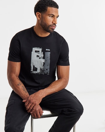 BOSS Short Sleeve Graphic T-Shirt - Black