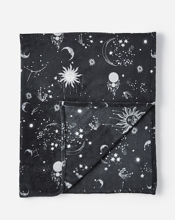 Moons & Stars Fleece Throw