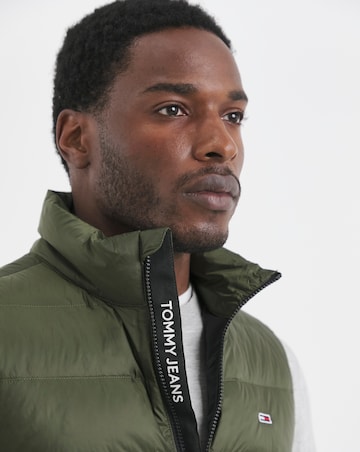 Tommy Jeans Light Down Gilet - Green
