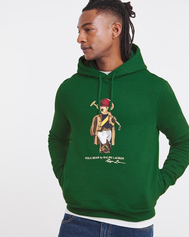 Polo Ralph Lauren Bear Hoodie - Forest Green