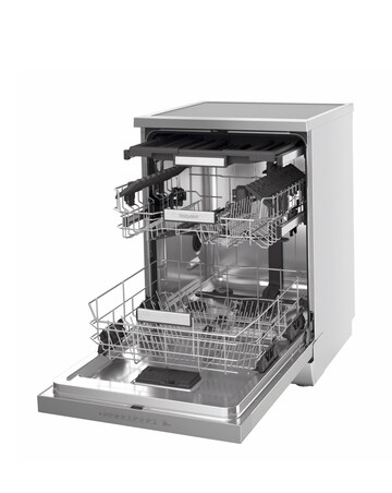 Hotpoint Maxi Space H7FHP43XUK Full Size Dishwasher 15 Place Silver + Install