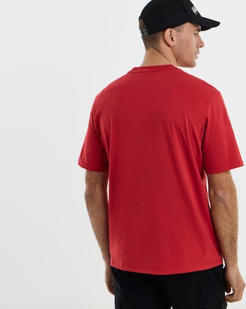 Napapijri Badge Short Sleeve T-Shirt - Red