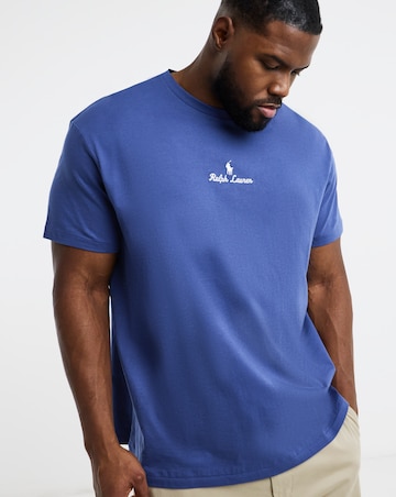 Polo Ralph Lauren Short Sleeve Script Logo T-Shirt - Navy