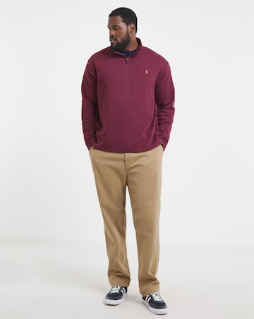 Polo Ralph Lauren Half Zip Sweat - Wine