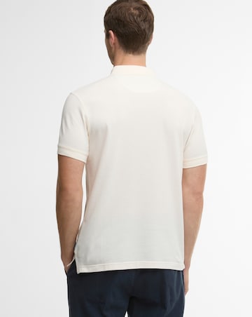 Barbour Short Sleeve Blaine Tailored Polo Shirt - White
