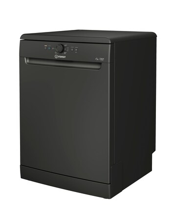Indesit D2F HK26 B UK Full Size Dishwasher - 14 Place Settings - Black