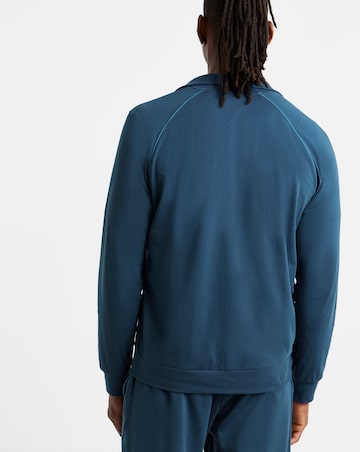 BOSS Mix & Match Lounge Zip Sweat - Blue