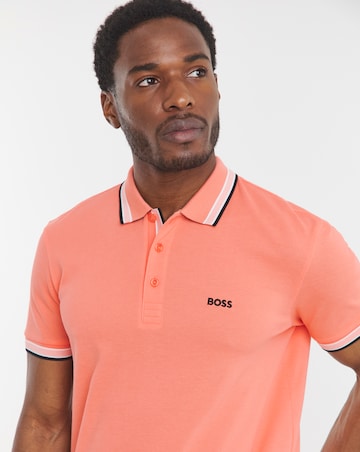 BOSS Classic Short Sleeve Paddy Polo - Coral