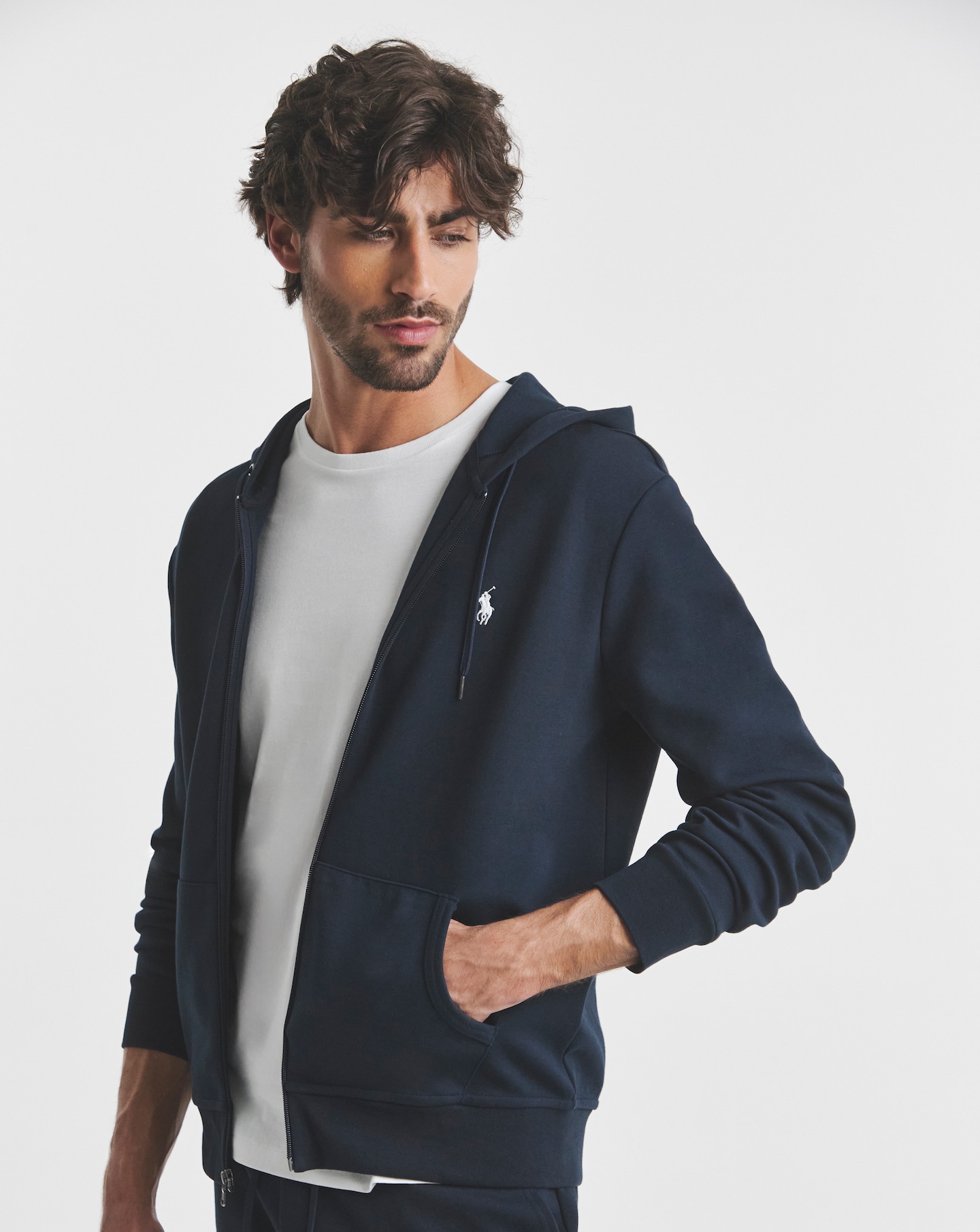 Polo Ralph Lauren Classic Zip Through Hoodie - Blue | Jacamo