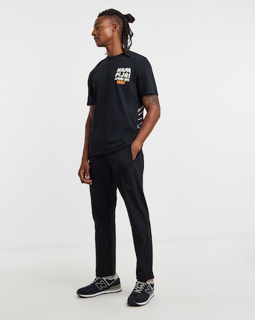Napapijri Fiemme Ski Back Graphic T-Shirt - Black