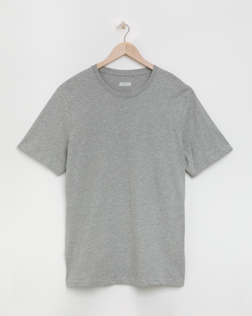 Grey Crew Neck T-shirt Long