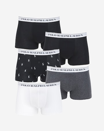 Polo Ralph Lauren Classic 5 Pack Printed Trunk - Black Multi