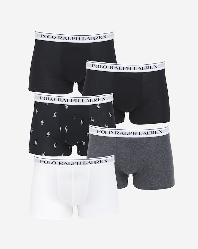 Polo Ralph Lauren Classic 5 Pack Printed Trunk - Black Multi