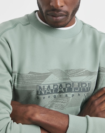 Napapijri Vanni Graphic Sweatshirt - Green