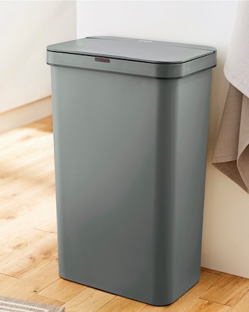 Tower 50L Rectangular Sensor Bin Grey