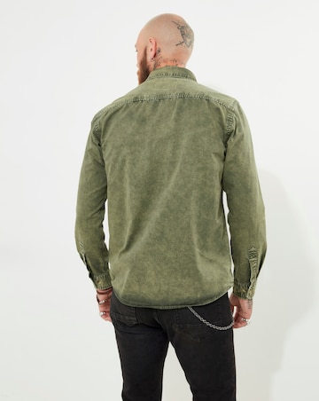 Joe Browns Khaki Washed Shirt Long