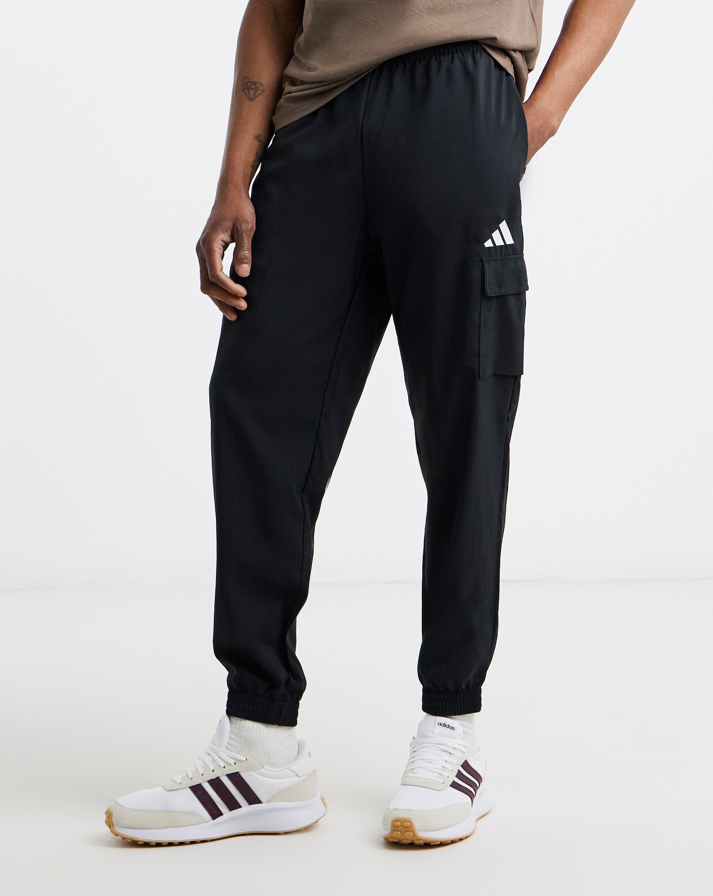 adidas Straight Leg Woven Cargo Pants | Jacamo