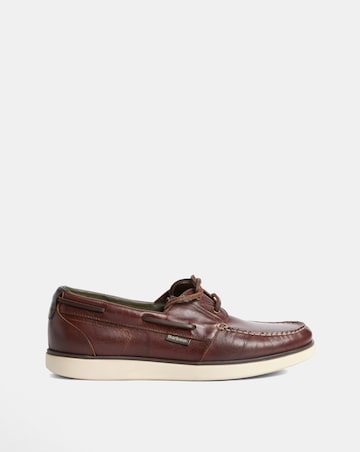 Barbour Rothley Boat Shoe - Dark Brown