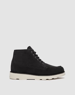 Timberland Britton Mills Mid Lace Chukka Suede Boot - Black