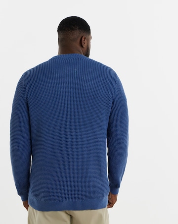 Textured Crew Neck Jumper