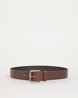 BOSS Dark Brown Leather Belt