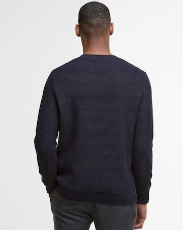 Barbour Casey Cable Crew Neck Sweater - Navy