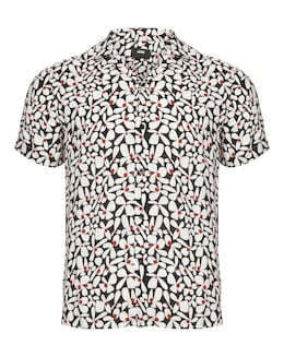 Short Sleeve Print Shirt with Ecovero