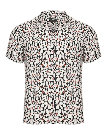 Short Sleeve Print Shirt with Ecovero