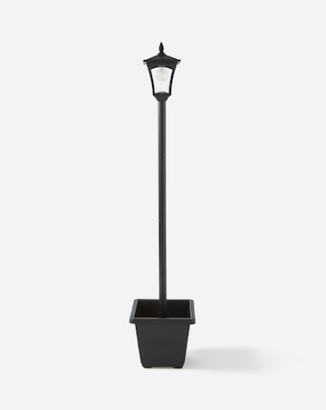 Solar Lamp Post with Planter