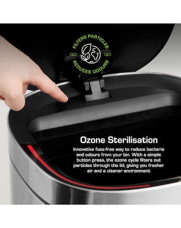 Swan 30L Square Sensor Bin