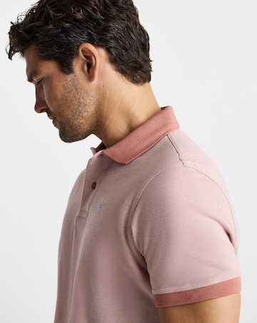 Barbour Essential Sports Mix Polo Shirt - Pink