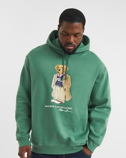 Polo Ralph Lauren Bear Graphic Hoodie - Forest Green
