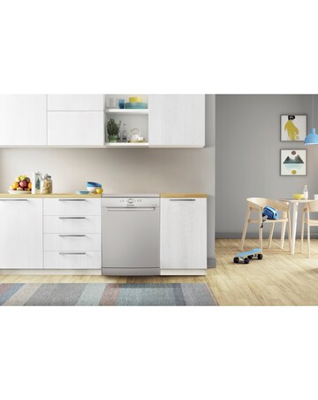 Indesit D2F HK26 S UK Full Size Dishwasher - 14 Place Settings - Silver