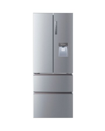 Haier HFR5719EWMP Total No Frost American Fridge Freezer - Silver